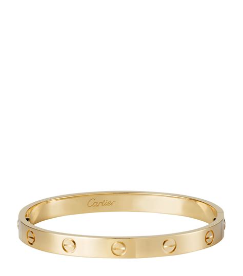 cartier yellow gold love bracelet|cartier love bracelet pricing.